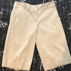Khaki Capri shorts